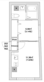 ロータス武蔵小山Ⅲの間取り画像