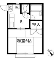 シャンブル小竹の間取り画像