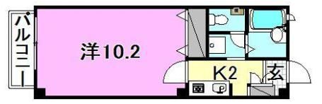 フォブール東野2の間取り画像