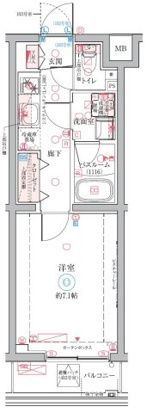 クレヴィスタ氷川台の間取り画像