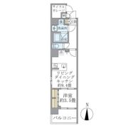 D’s VARIE三ノ輪レジデンスの間取り画像