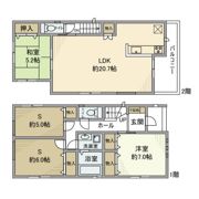 古淵戸建の間取り画像