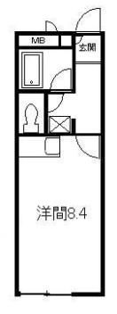 カレッジハイツの間取り画像