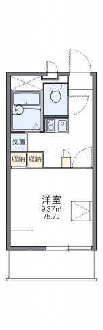 レオパレスフローラの間取り画像