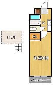 ヤンググレイス若園の間取り画像