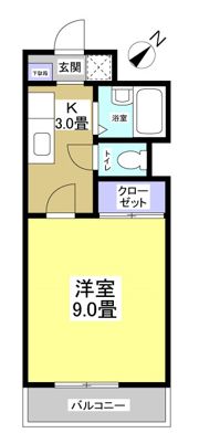 アオバマンションの間取り画像