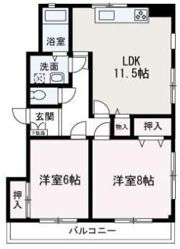 グリーンヒルズⅡの間取り画像