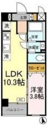 フロリアードもとやまの間取り画像