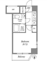SERENiTE本町refletの間取り画像