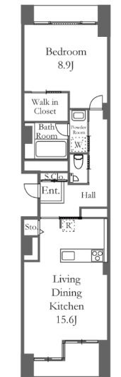 品川プリンス・レジデンスの間取り画像
