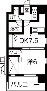 NORTH VILLAGE参番館の間取り画像