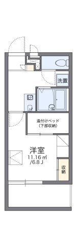 レオパレスラフレシールの間取り画像