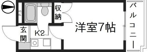 パレグレース仁保の間取り画像