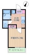 アパートメンズ35の間取り画像