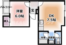 エムズ四條畷の間取り画像