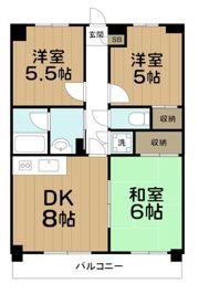 ガーデンクレス弐番館Ⅱの間取り画像