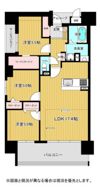 リビンコートスタイル問屋町の間取り画像