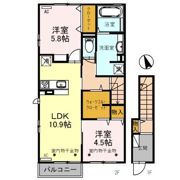 錦ガーデン 東の間取り画像