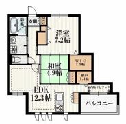 BORIKI鶴瀬の間取り画像