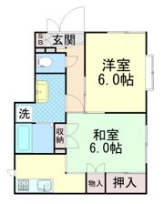 深江北町ハイツの間取り画像