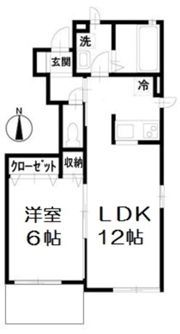 フレシア北町の間取り画像