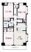アクアプリータの間取り画像