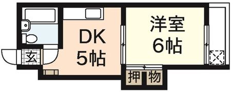 迫マンションの間取り画像