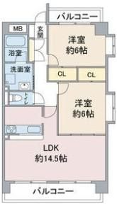 レージュ竜泉の間取り画像