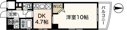 クレール白島の間取り画像