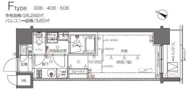 ZOOM都立大学の間取り画像