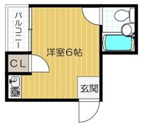 ハイツ港晴2の間取り画像