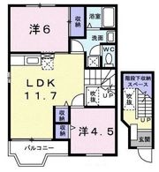 クレストール21の間取り画像