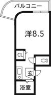 ユニテック渡鹿の間取り画像
