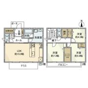つくし野戸建の間取り画像