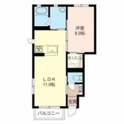 ベルビューAの間取り画像