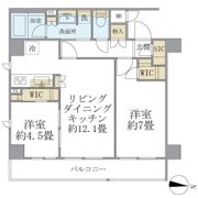 COCO－CHILL KAMEARIの間取り画像