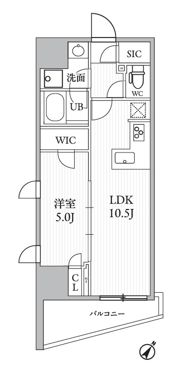シーズンフラッツ大井町の間取り画像
