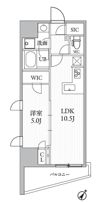 シーズンフラッツ大井町の間取り画像
