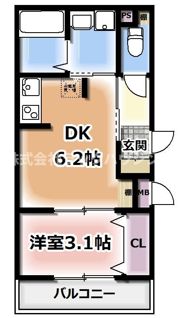 A-NEXT星ヶ丘の間取り画像