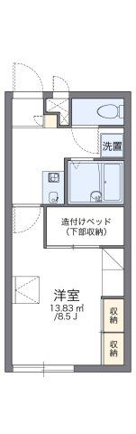 レオパレスぱどる2の間取り画像