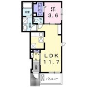 グリーンロード楠葉Ⅰの間取り画像