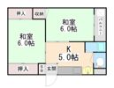 六甲コーポラスの間取り画像