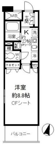 エステルハージーの間取り画像