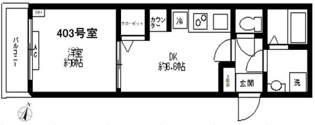 フォセット西巣鴨の間取り画像