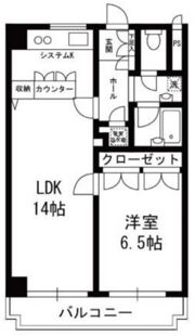 コンフォール目黒の間取り画像