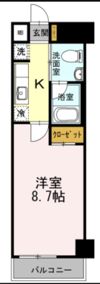 カスタリア神保町の間取り画像