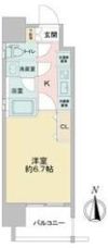 ファーストフィオーレ江坂ウエストの間取り画像