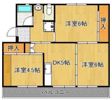 ビレッジハウス本城3号棟の間取り画像