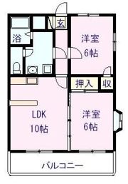 カンパーニュ敷島の間取り画像