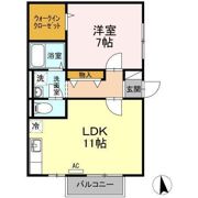 ミルフィーユ上辻の間取り画像